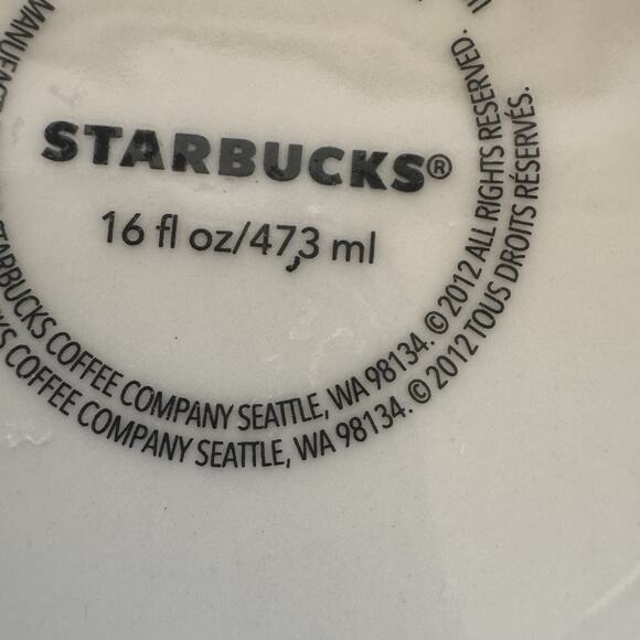 Starbucks Coffee Collectors Series San Diego Mug Cup 16 oz 2012 Beach Gaslamp - Picture 11 of 11